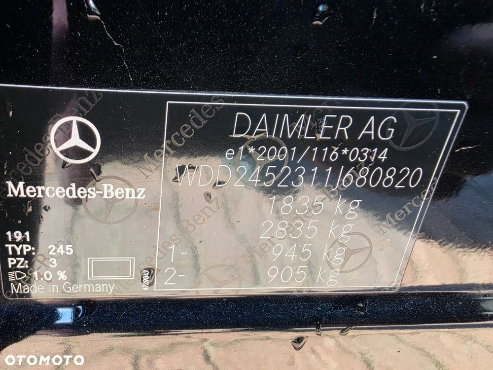 Mercedes-Benz Klasa B 160 BlueEff EU5 - 25