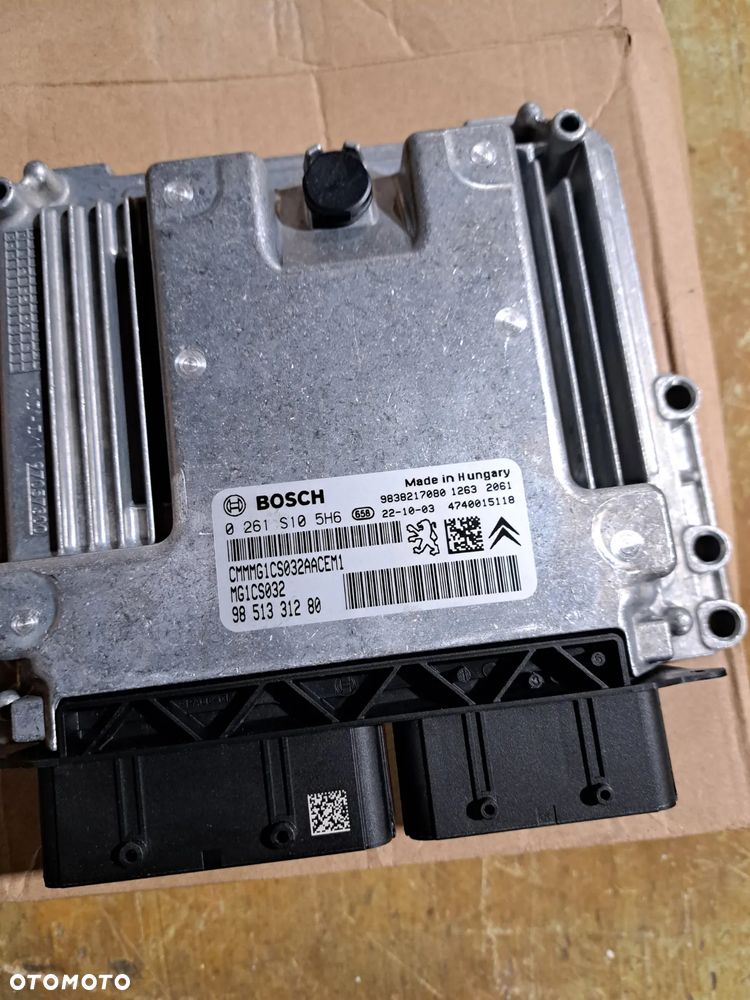 Komputer sterownik silnika ECU PSA Opel Peugeot Citroen 1675653780 9838217080 9851331280 0261S105H6 - 5
