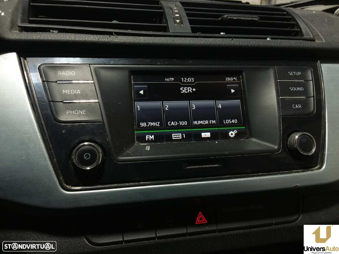 SISTEMA AUDIO / RADIO CD SKODA FABIA AMBITION - 8