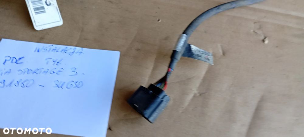 Wiązka instalacja czujników PDC zderzaka tył Kia Sportage III 91880-3U650 - 9