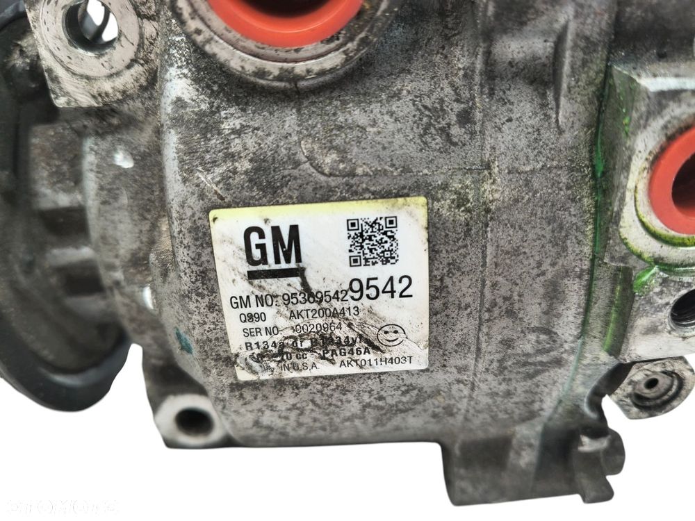 SPRĘŻARKA KLIMATYZACJI Opel Astra J Meriva B 1.4T 95369542 AKT200A413 - 7