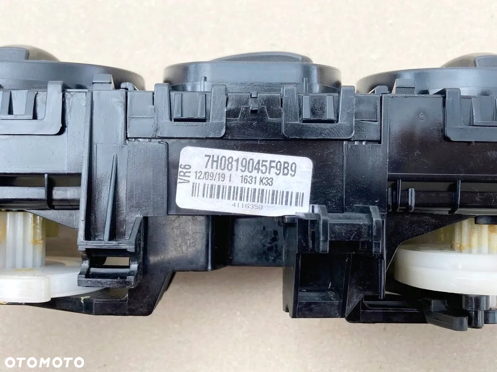 PANEL NAWIEWU PRZEŁĄCZNIK DMUCHAWY OGRZEWANIA VW T5 CARAVELLE DOKA TRANSPORTER 7H0819045F9B9 - 6