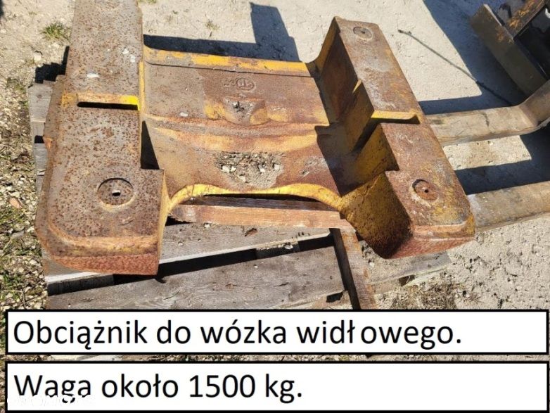 Wózek Widłowy obciąznik przeciwwaga balast do tyłu - 1