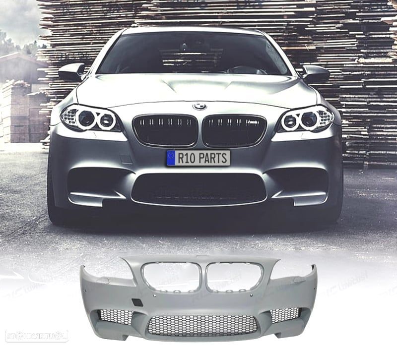 PARA-CHOQUES FRONTAL BMW SERIE 5 F10 F11 10-13 LOOK M5 PDC SRA - 1