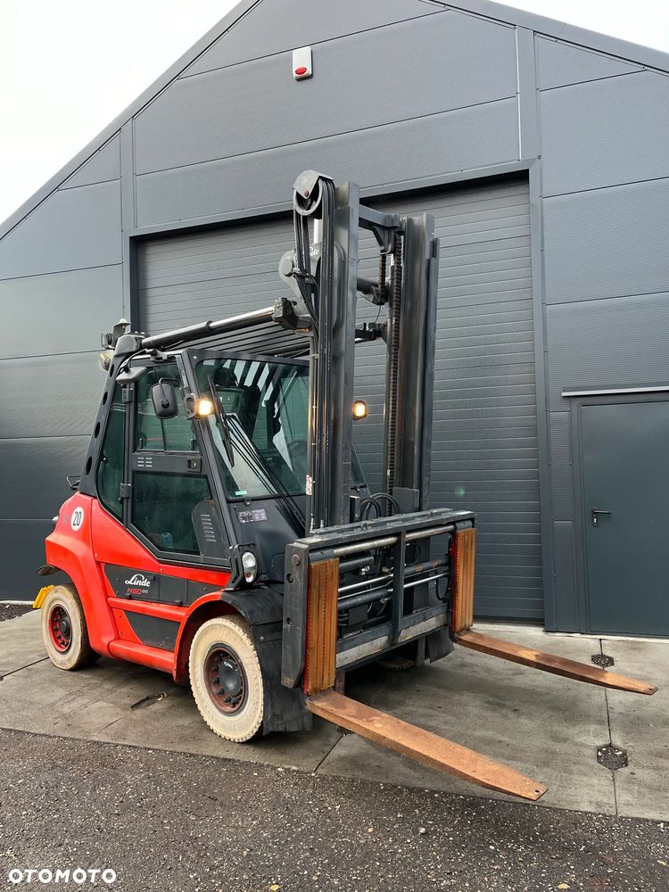 Linde H60 H70 H80 Gaz 3 butle Klima Pozycjoner Przesuw boczny 2 kamery - 18