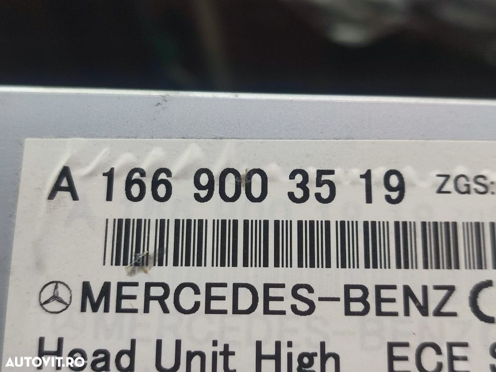 Radio cd A1669003519 Mercedes-Benz GLE 1 (W166) [2016 - 2019] 2.2  om - 2