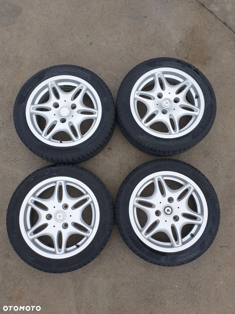 Koła Letnie Felgi Aluminiowe Smart Fortwo III A453 145/65 i 175/55 R15 - 2