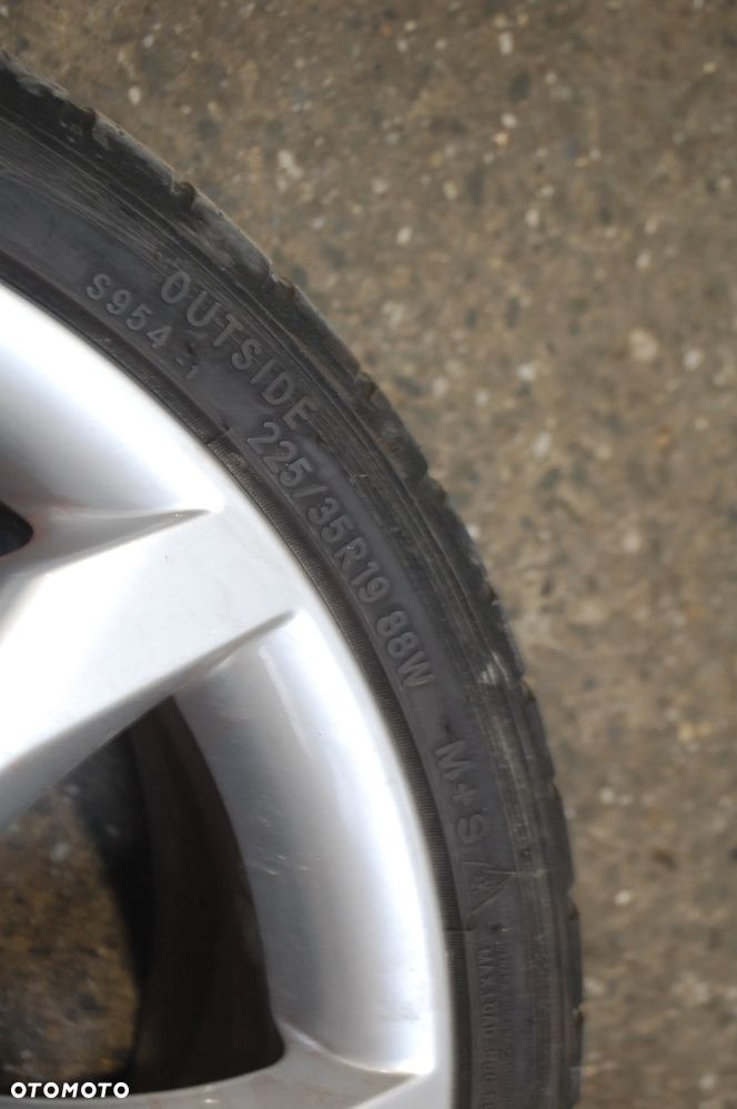 KOŁA FELGI ALUMINIOWE 8R0601025AL 5X112 ET37 7J 225/35R19 OPONY ZIMOWE AUDI A4 B8 A8 A3 A5 - 9