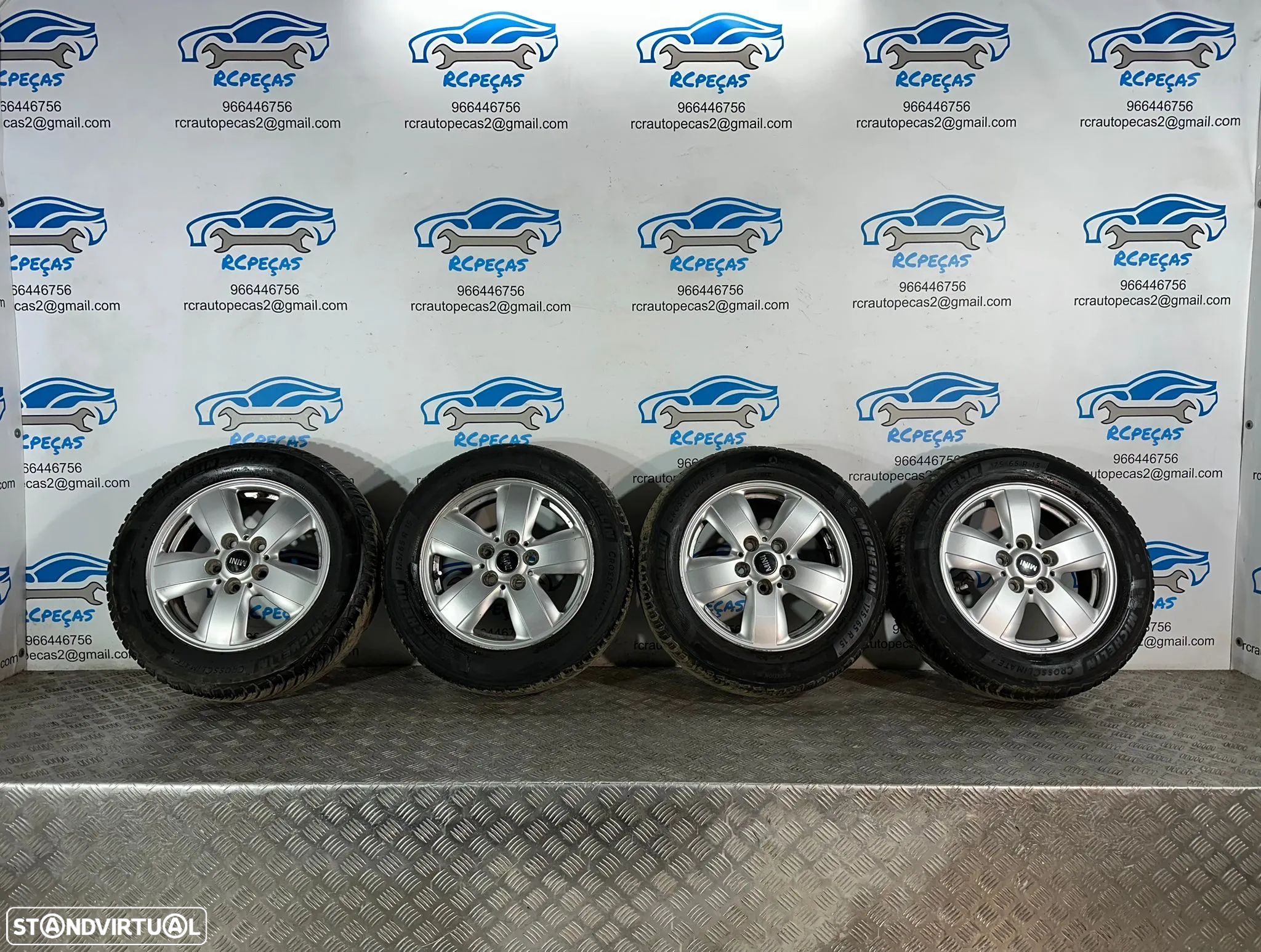 .Conjunto Jantes 15 Mini Cooper One 5x112 5.5J ET46 6855101 - 1