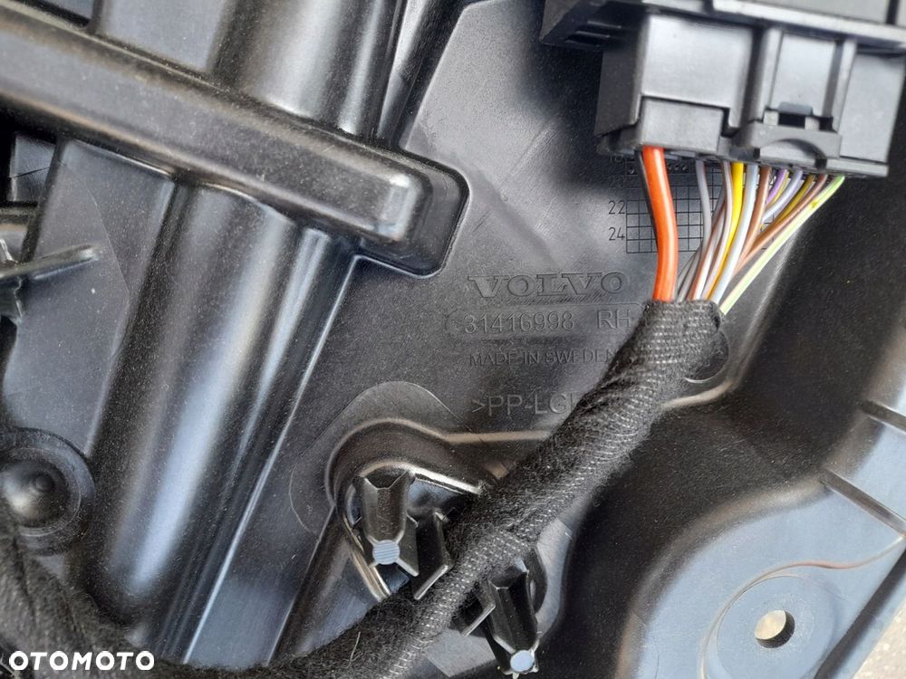 PODNOŚNIK SZYBY DRZWI PŁYTA PRAWY TYŁ 31416998 VOLVO XC60 II 19R W-WA - 5