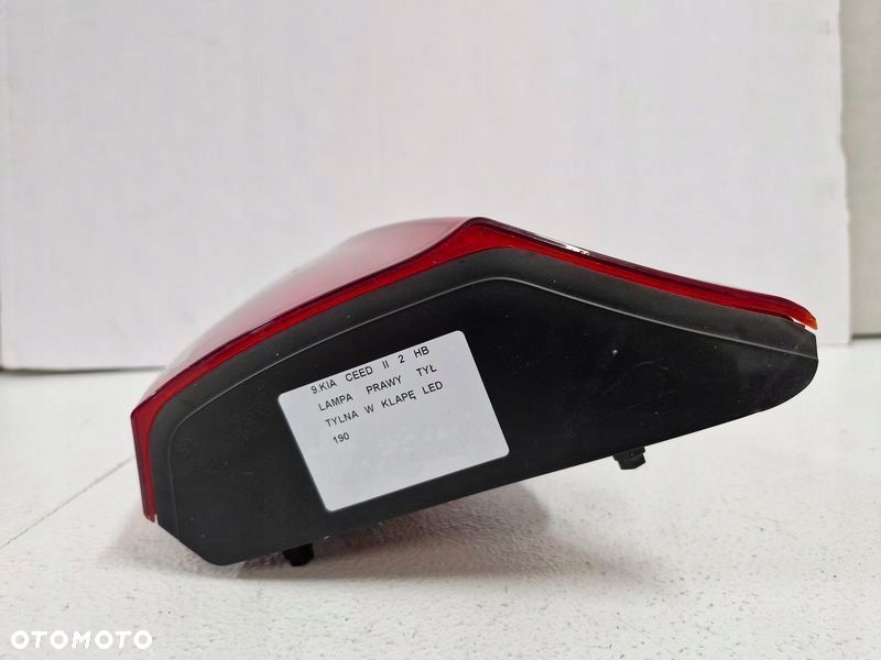 kia ceed 2 ii hb lampa prawy tył w klapę prawa tylna led 92404-a20 - 5