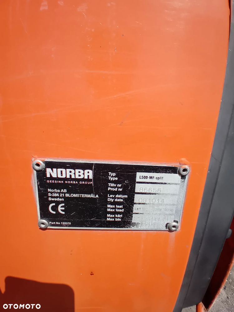 ZABUDOWA ŚMIECIARKI!! NORBA MF L500!! - 8