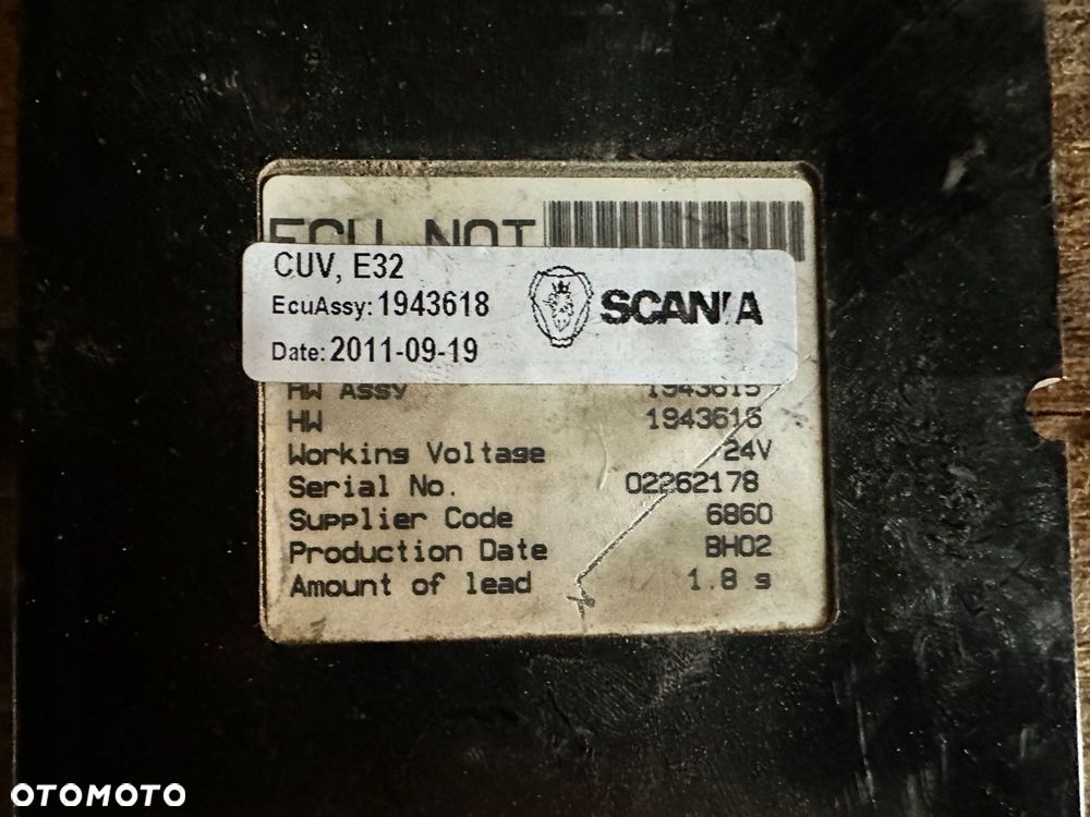 sterownik moduł świateł scania r 1943618 - 2