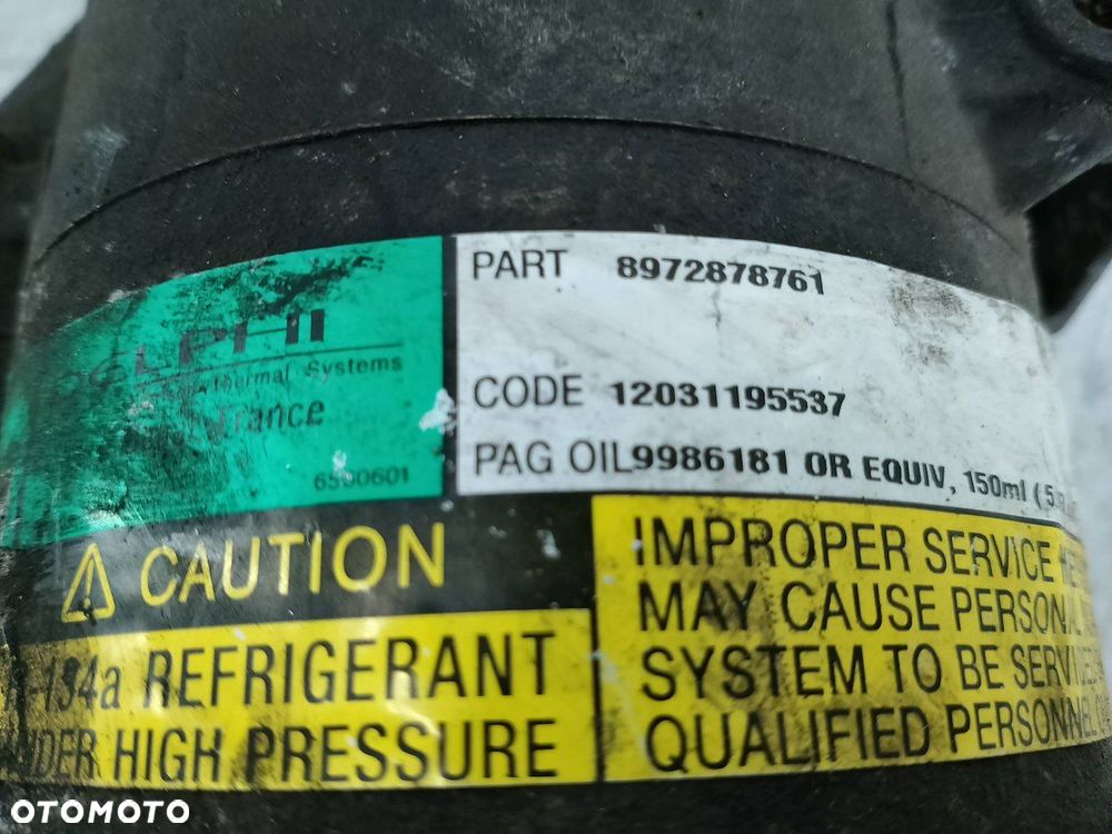 POMPA, SPRĘŻARKA KLIMATYZACJI HONDA CIVIC VII 8972878761 1.7 CTDI - 3