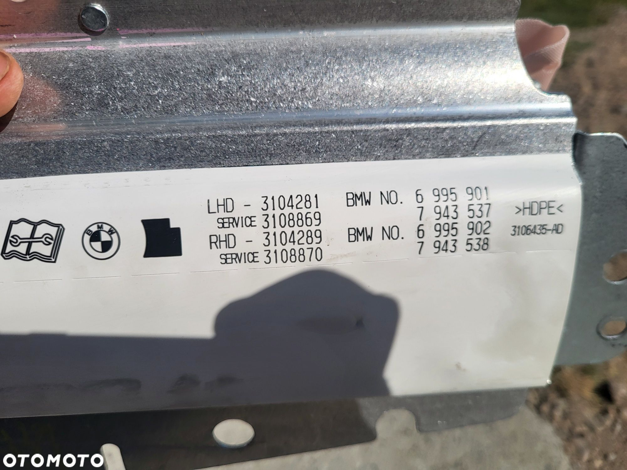 Poduszka Powietrzna Pasażera BMW x6 x6m e71 x5 x5m e70 - 8