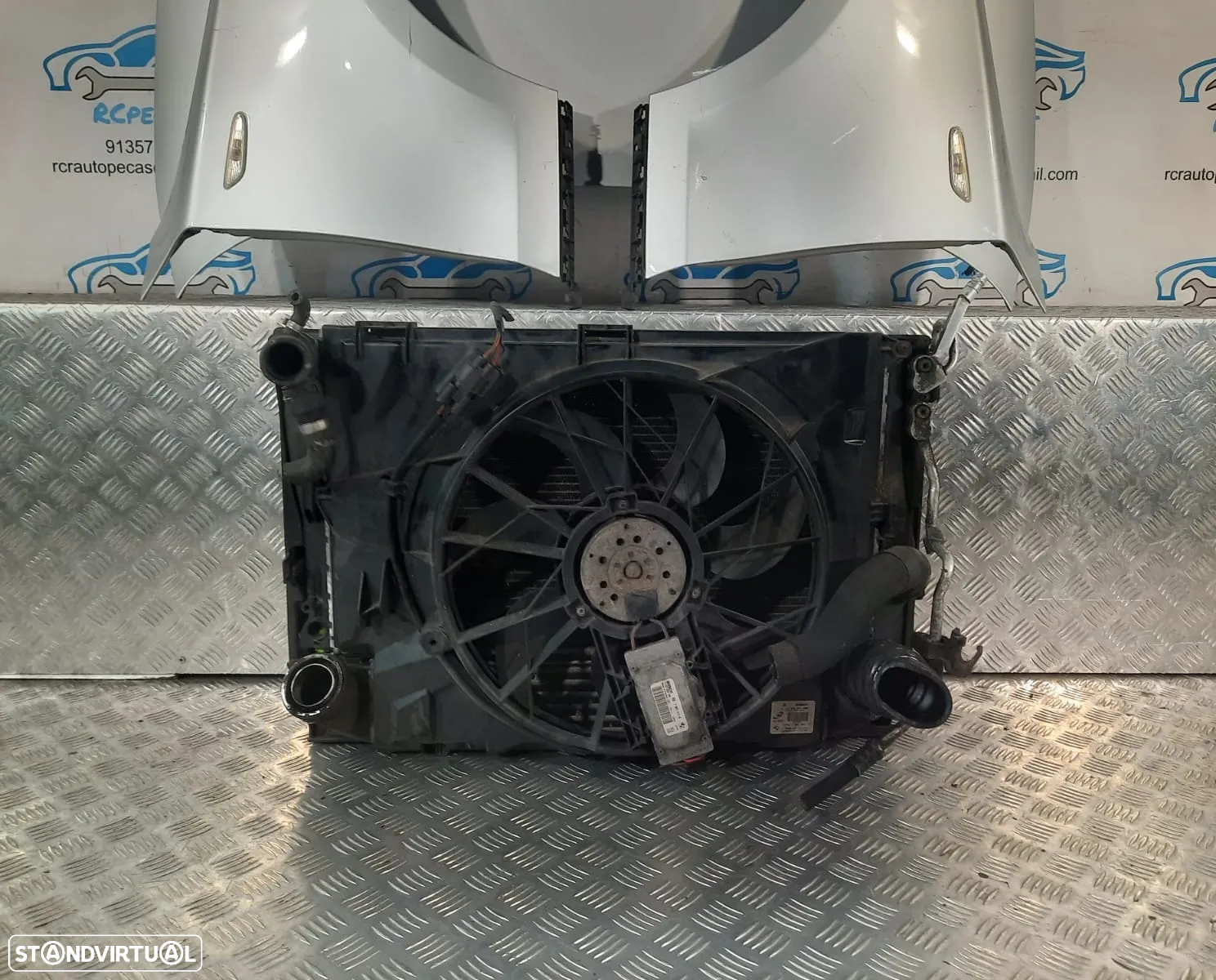 FRENTE COMPLETA BMW SERIE 1 E88 CABRIO PACK M  E81 E82 E87 PARACHOQUES GUARDA-LAMAS OTICAS RADIADOR VENTILADOR FRENTE FIBRA REFORÇO - 7