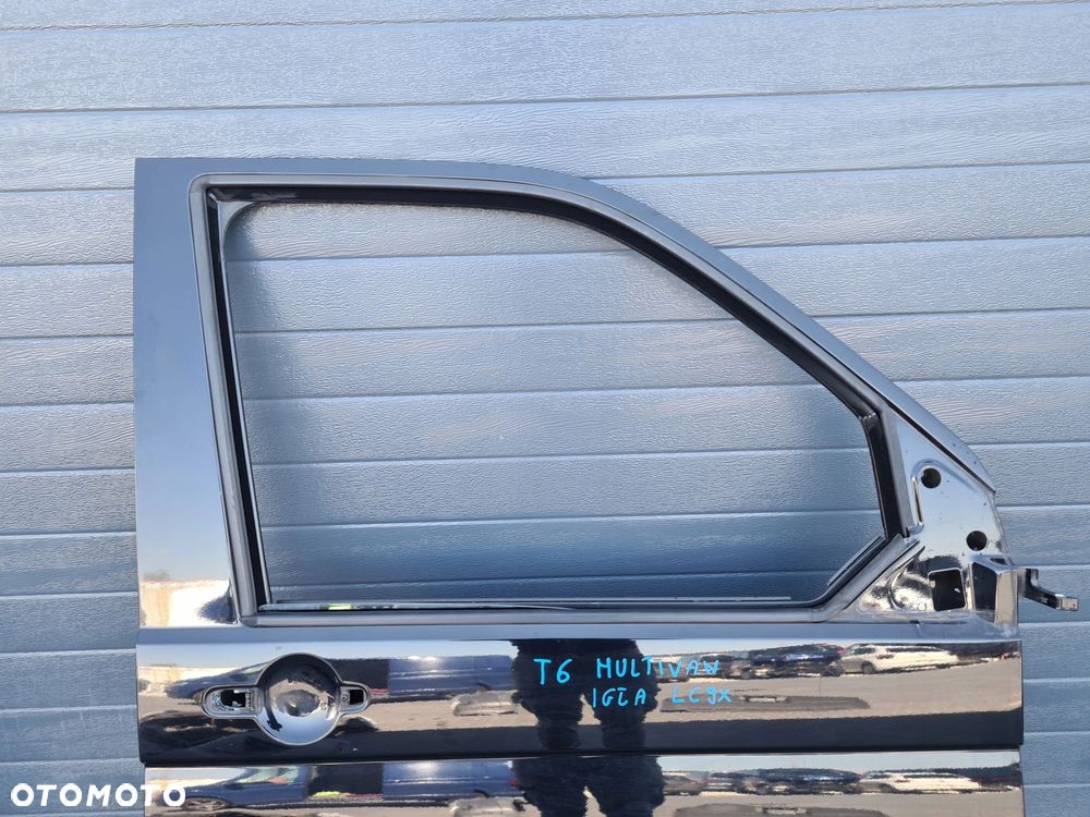 VW T5 LIFT T6 drzwi prawy przód czarne LC9X - 3