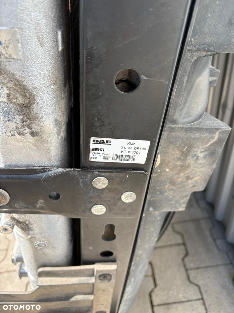DAF XF EURO 6 LIFT CHŁODNICA WODY INTERCOOLER KOMPLET - 4