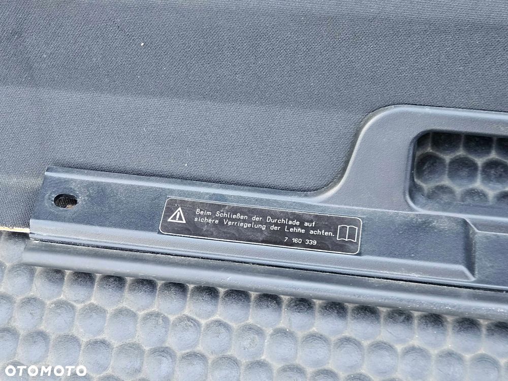Półka Podszybie 7058347 9111244 7123386 Kratka Listwa Bagażnika Osłona Tapicerka Czarna Tył Tylna BMW 3 E90 LCI Lift Sedan - 9