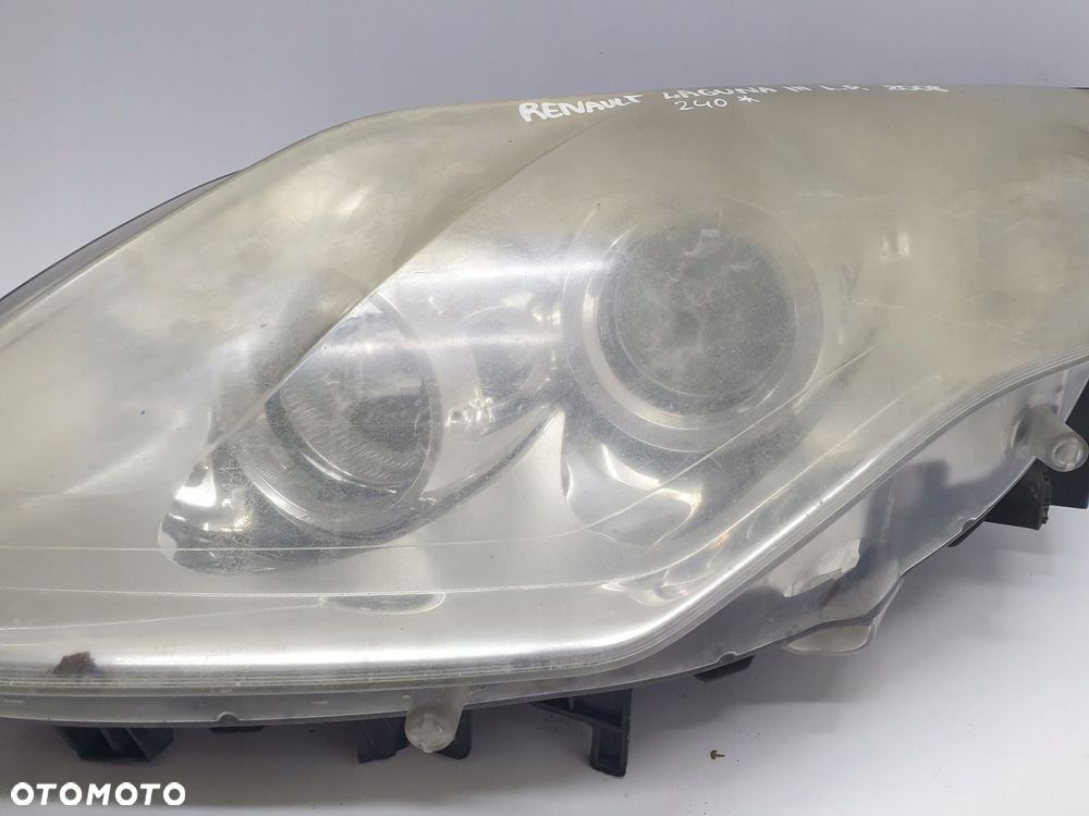 REFLEKTOR LAMPA PRZEDNIA PRAWA PRZÓD PRAWY RENAULT LAGUNA III 2008 ROK - 4