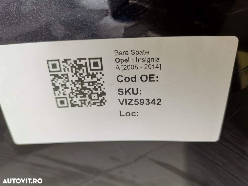 Bara Spate Opel  Insignia A 2008 2009 2010 2011 2012 2013 2014 Kombi O - 8