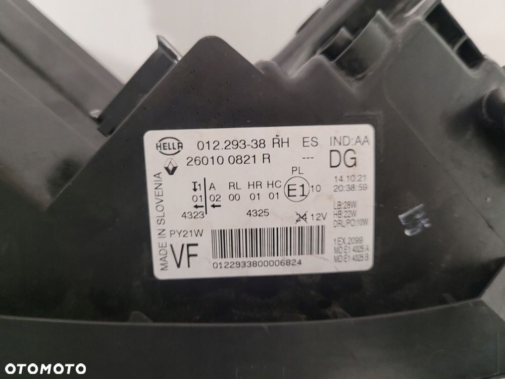 Renault Scenic IV lampa przod prawa full led czarny srodek - 5
