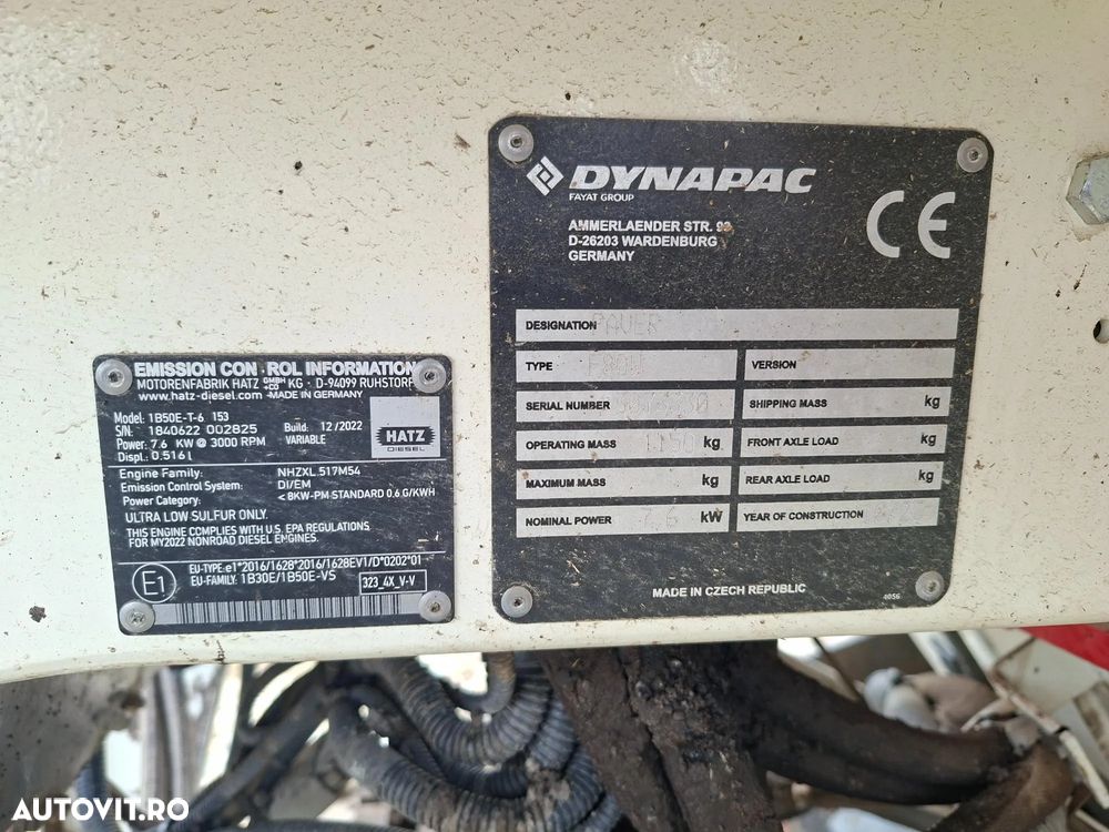 Dynapac F80W FINISOR ASFALT - 12