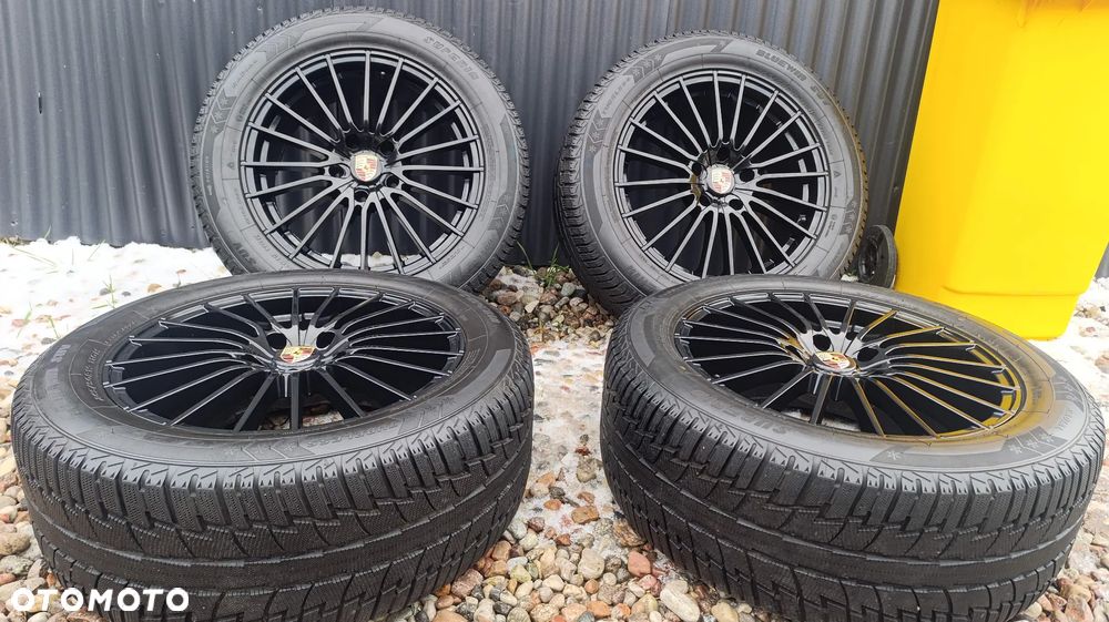 Zimowe Cayenne Porsche 19 5x130 Koła Felgi Opony Zimowe Touareg - 2