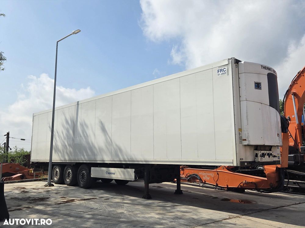 Krone model SD/R, THERMO KING SLXe, 2017, 758.847km, anv BUNE 80%, axa liftabila, axe JOST, TUV, rulata in GERMANIA, posibilitate leasing, STARE BUNA-PROMOTIE 15.900 EUR+Tva - 1