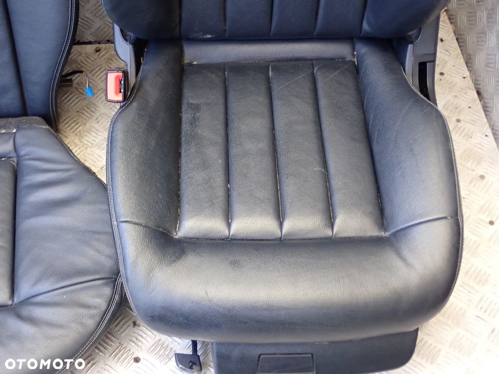 MERCEDES W212 FOTEL PRZEDNI PRAWY / LEWY ORAZ KANAPA TYLNIA SKÓRA KOMPLET - 7