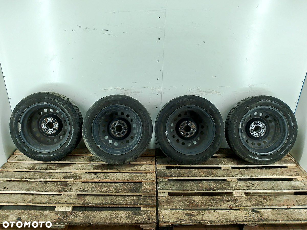 FELGI STALOWE 14 4x100 ET41 KOMPLET Z OPONAMI FIREMAX 155/65R14 - 6