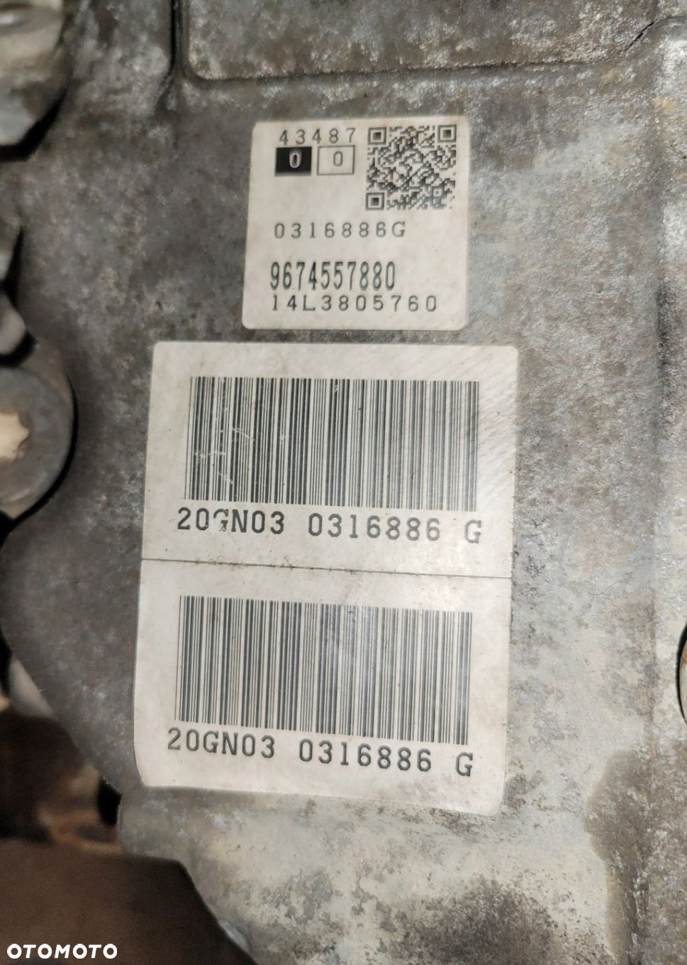 CITROEN C5 III X7 LIFT SKRZYNIA BIEGÓW 2.2 HDI 204 KM 20GN03 KOMPLETNA 15R - 6