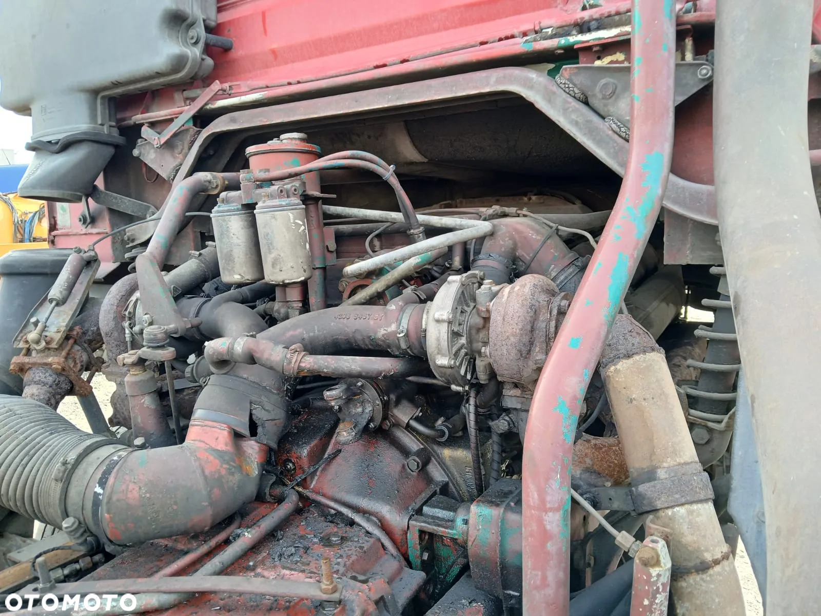 KABINA DRZWI MASKA ATRAPA ZBIORNIK ZDERZAK SILNIK SKRZYNIA 16S130 MAGIRUS V8 340 - 4