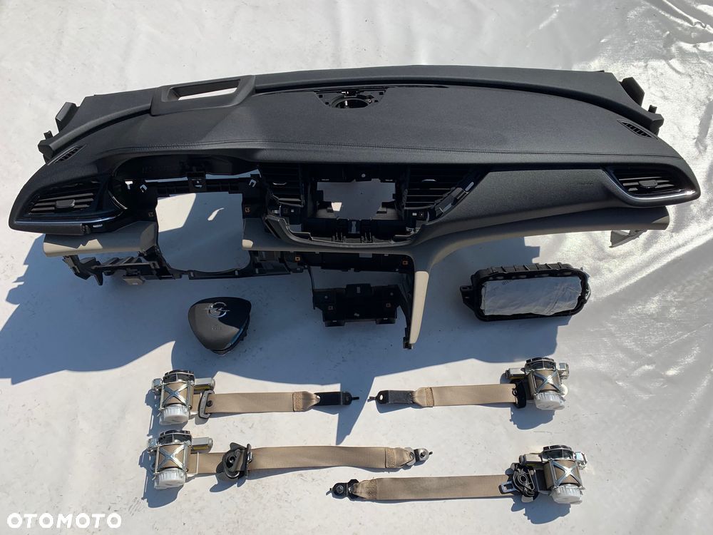 OPEL INSIGNIA B DESKA KONSOLA KOKPIT PULPIT PÓŁKA PARAPET AIRBAG PODUSZKI AIR BAG PASY PAS Head Up ! ORYGINAŁ !!! - 2
