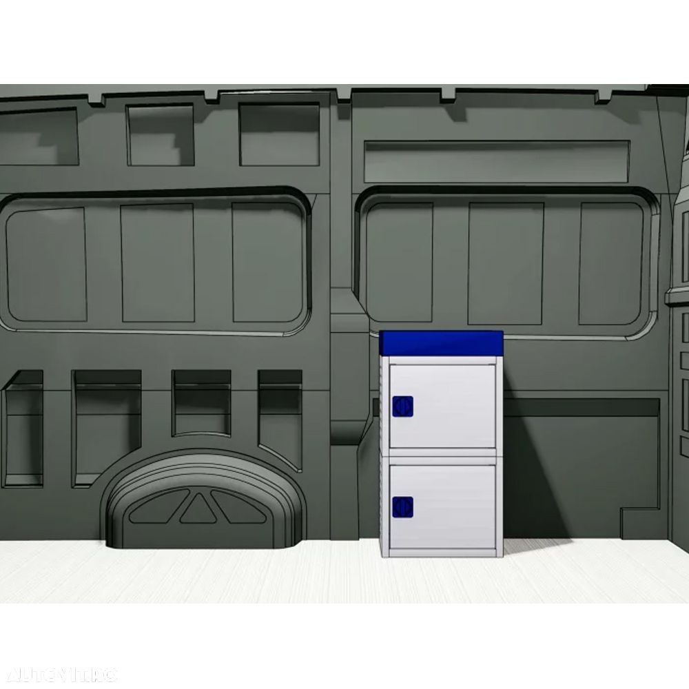 Mobilier autoutilitare - Sistem modular de 0,5m PROVAN 050-008 - 4