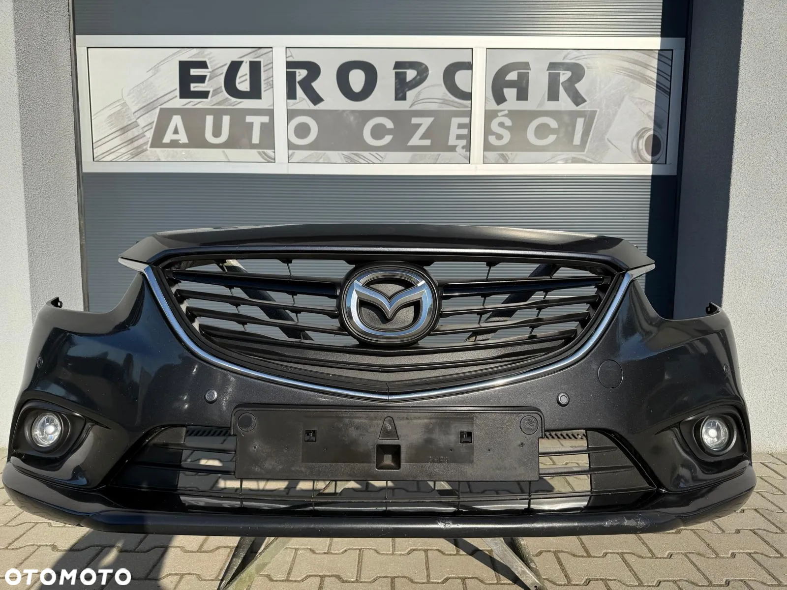 MAZDA 6 III GJ 12-17 ZDERZAK PRZÓD GRILL CZUJNIKI PDC KOMPLETNY KOLOR 42A - 2