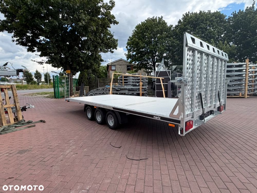 Martz Laweta Martz GT Universal 500/3 podłoga ALU DMC 3,5T 3 osie  koparka walec quad WYPRZEDAŻ - 7