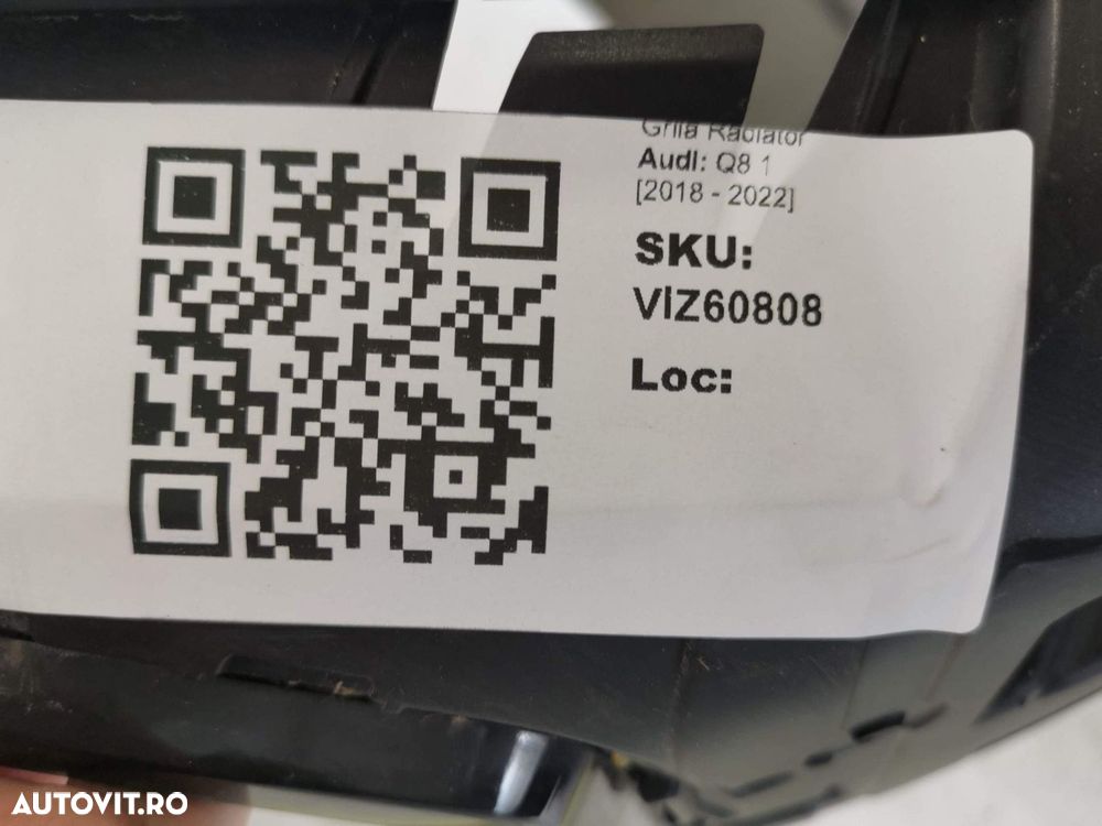 Grila Radiator Audi Q8 1 2018 2019 2020 2021 2022 Originala Avariata - 8