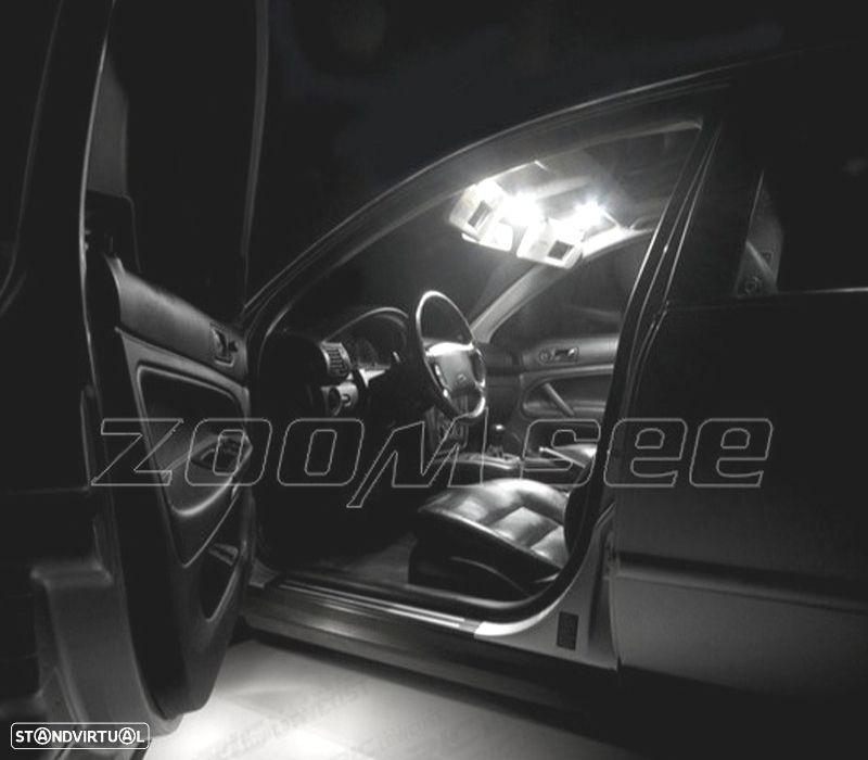 KIT COMPLETO 17 LAMPADAS LED INTERIOR PARA VOLKSWAGEN VW PASSAT B5 97-05 - 4