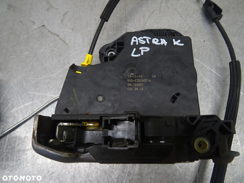 OPEL ASTRA K KOMBI 1.6CDTI ZAMEK DRZWI PRAWY LEWY PRZÓD PRAWY TYŁ - 5