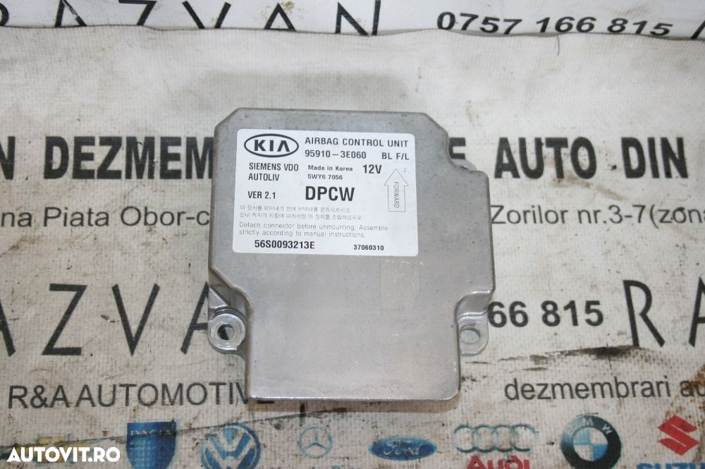 Modul Calculator Airbag Kia Sorento Dezmembrez Kia Sorento 170 Cai - 2