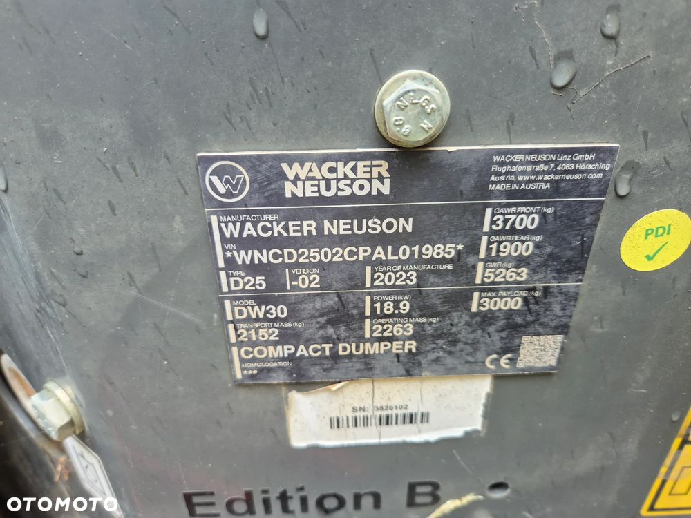 Wacker Neuson DW 30 - 3