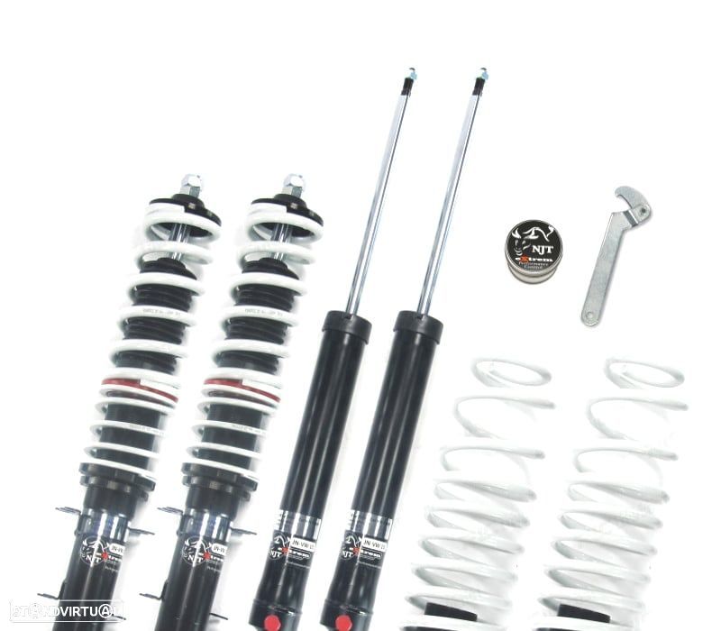 KIT SUSPENSÃO REGULÁVEL NJT EXTREM VOLKSWAGEN VW BORA 1J 98-05 - 1
