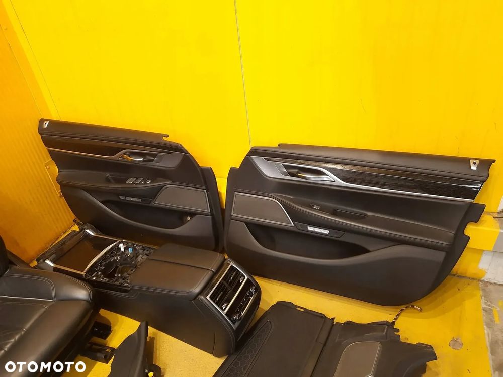 BMW 7 G12 LONG FOTEL FOTELE BOCZKI TUNEL PLASTIKI OSLONA KOMPLET - 8