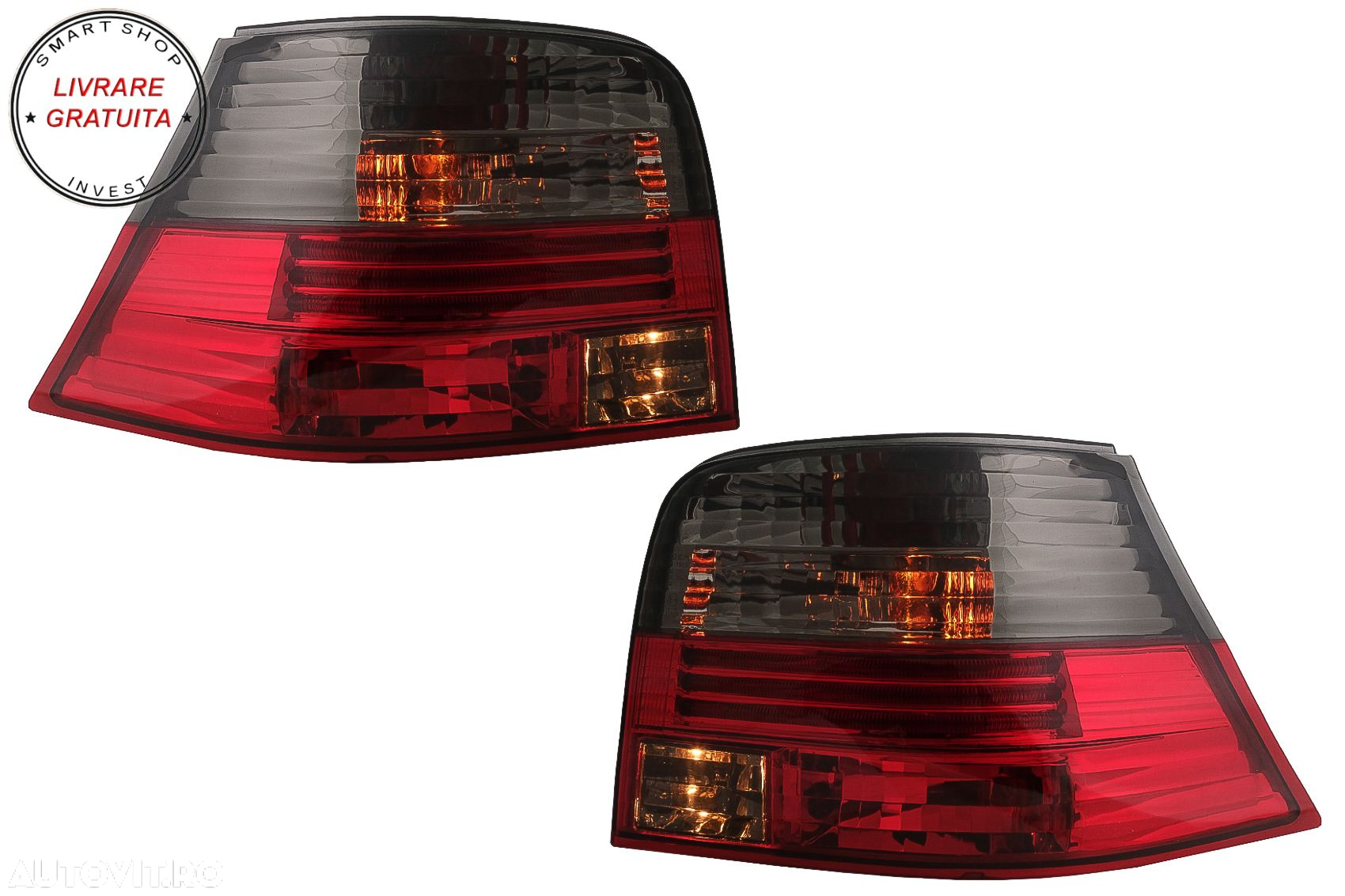 Stopuri VW Golf 4 IV (1997-2004) Rosu Fumuriu- livrare gratuita - 7