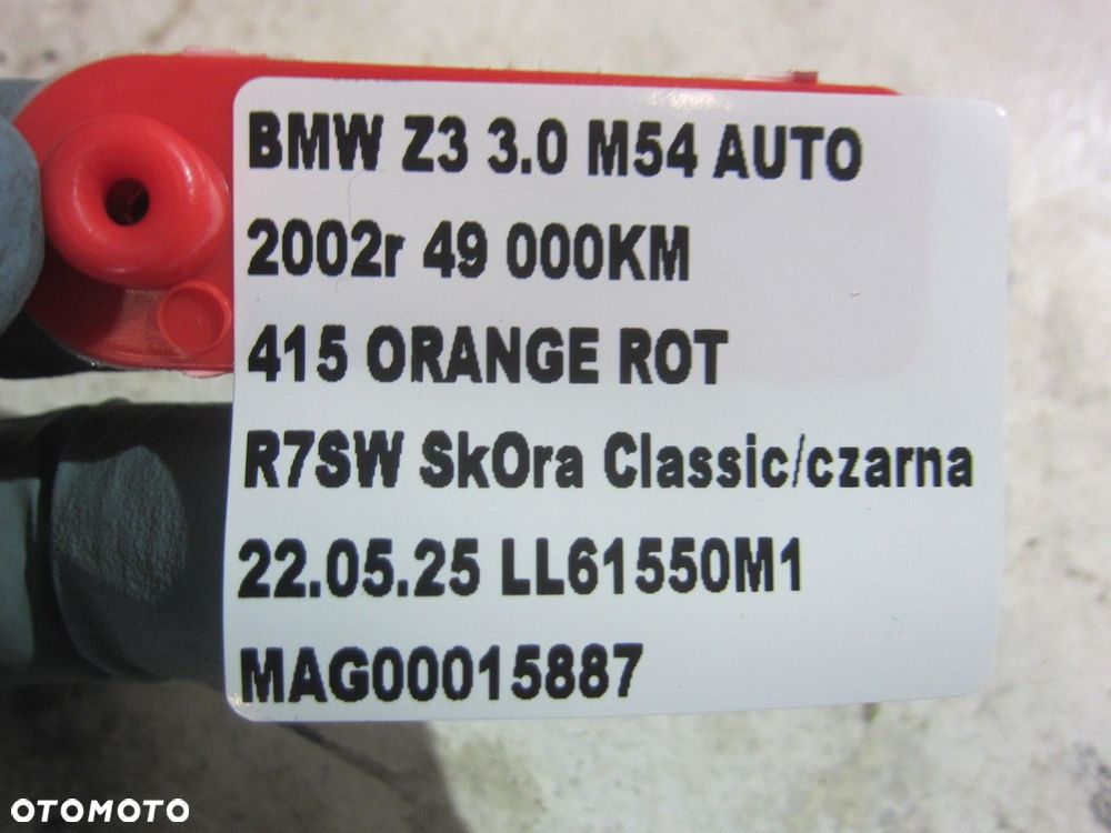 BMW Z3 E36 SIŁOWNIK MASKI TELESKOP KLAPY PRZEDNIEJ PARA KOMPLET 51238397401 - 8