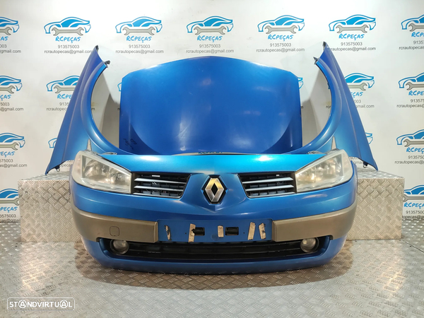 FRENTE COMPLETA RENAULT MEGANE 2 II MK2 CABRIO COUPE CAPOT PARACHOQUES GUARDA-LAMAS OTICAS RADIADOR VENTILADOR FRENTE FIBRA REFORÇO