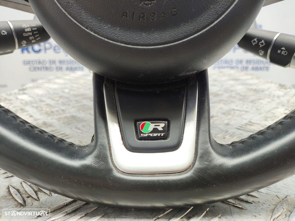 Volante Pele Patilhas Comandos Multifunções Jaguar XE X760 R Sport 2015 - 2024 - 8