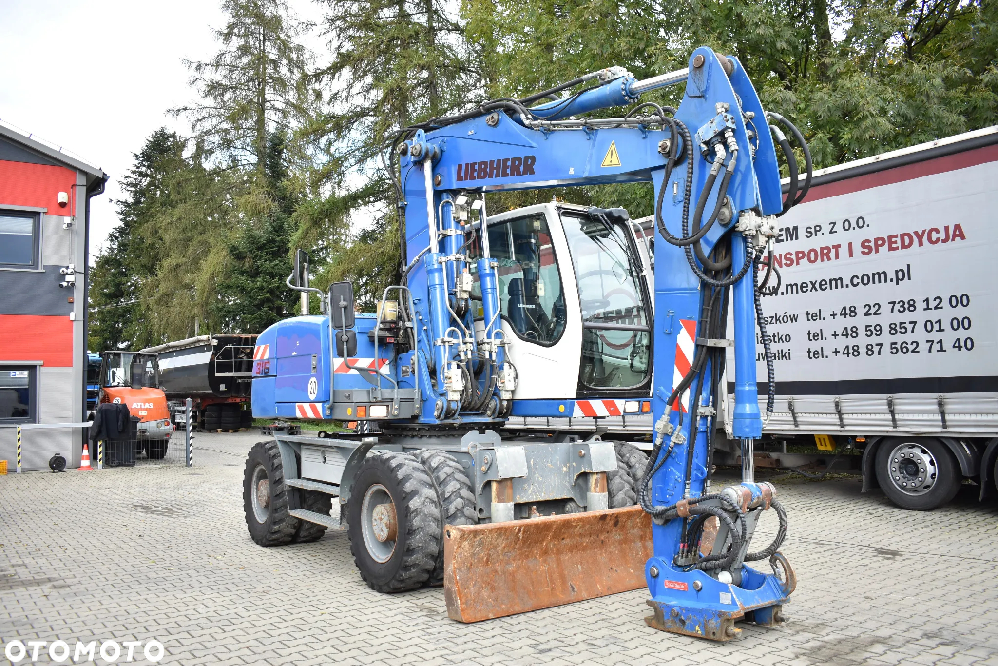 Liebherr 316 Koparka kołowa 18 T. / Klimatyzacja/ Szybkozłącze/ 11.200 Mth/  Stan perfekcyjny ! - 6