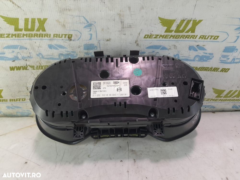 Ceasuri bord 5F0920860H Seat Leon 3 5F [2012 - 2016] 1.4 tsi CMB - 3